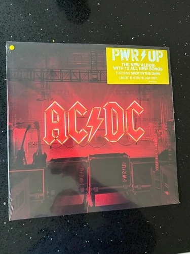 AC/DC PWR/UP  - limited yellow COLOUR VINYL LP - NEW SEALED
