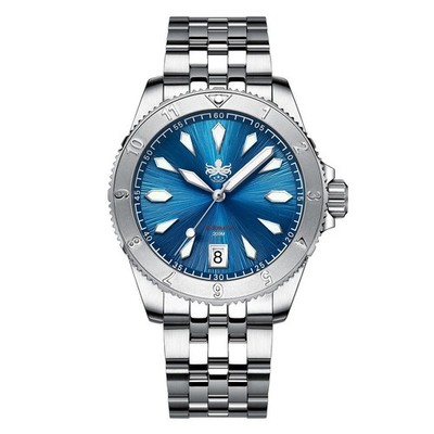 RARO OROLOGIO BULOVA Diver Professional Automatico Quadrante Blu Data
