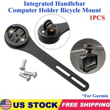 Bike Integrated-Handlebar-Computer Holder Bicycle Mount For Garmin 1pc Black