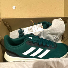 adidas Runfalcon 3.0 Men's Breathable Running Shoes Green/White US 7