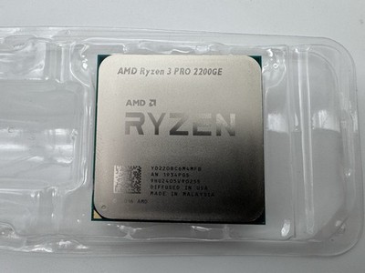 AMD RYZEN 3 PRO 2200GE 4 CORE 4 THREAD 35W AM4 CPU WITH VEGA GRAPHICS 
