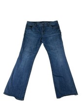 Tommy Hilfiger Women  s Modern Bootcut Jeans Sz 16 Blue Denim Medium Dark Wash