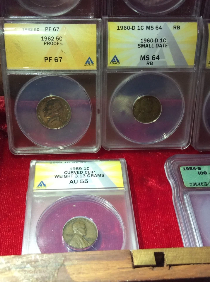 Rare Old US Coins Collection- PCGS, NGC, ANAC, ICG- Valuable Coins, Silver, MS66 - Image 4 of 4