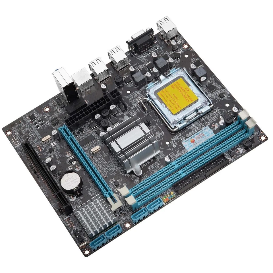 SCHEDA MADRE G41 LGA 775 771 MICRO-ATX 2 X DDR3 MAX 8GB PCI CORE 2 DUO CELERON - Immagine 3 di 3