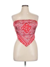 J for Justify Women Red Tube Top XL