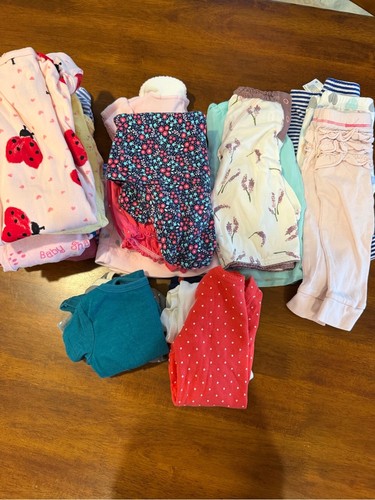 Baby Girl Clothing Bundle 19-Piece Lot | Size 0-3 Months dresses, sleepers more