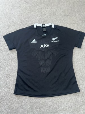 All Blacks Junior Trikot XL AIG Sponsor Brandneu mit Etikett