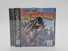 Sony Playstation 1 PS1 Fishermans Bait 2 Big Ol Bass CIB Cleaned & Tested
