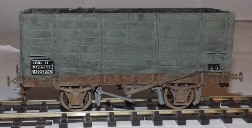 SLATER'S 7042 BAUSATZ - GEBAUT SPUR O BR 20T SCHÜTTGUTWAGEN VERWITTERT | Zustand: Used
