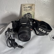 Canon EOS Rebel XTi Digital Camera w/ 18-55mm Lens Black DS126151 Works