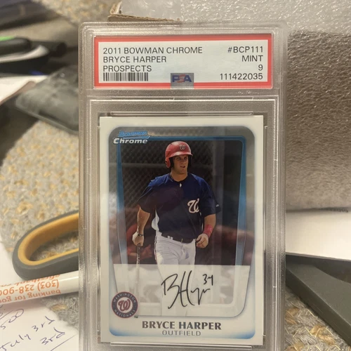 2011 Bowman Chrome Bryce Harper #BCP111 Mint 9