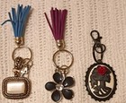 Lot of 13 Multicolor Metal Tassel Key Chains Detachable Charms Mom Flower — photo 5