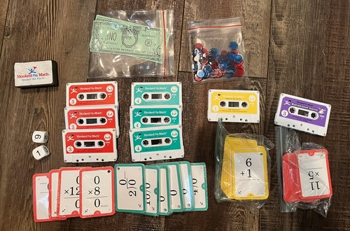 Hooked On Phonics Math Master the Facts Levels 1-4 Parents Toolbox 85% Complete