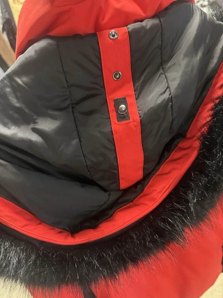 Chaqueta de esquí para mujer roja FERA Danielle talla 10 Foto 4 de 4