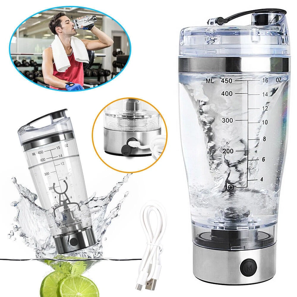 Electric Protein Shaker Bottle Rechargeable Mixer Cup Portable Drinking Blender
Opens in a new windo