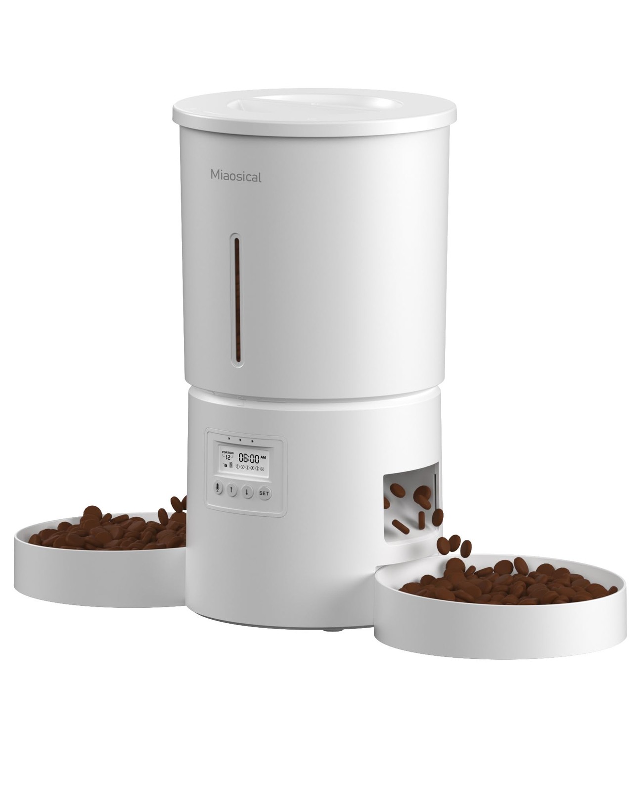 Miaosical Dispenser Automatico 2 Gatti: Design Moderno e Sonni Tranquilli