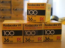 4pk. Kodak Kodacolor VR 100 35mm Film   36 Exp   Expired 1986