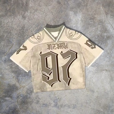 Cream and black Izzy Stradlin Men jersey #jersey #brown #style #2026