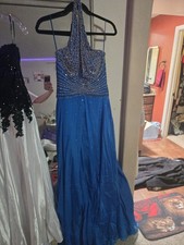 Custom Sherri Hill Couture Formal Gown with Swarovski Rhinestones Embellishments