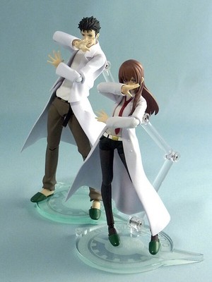 Figma Steins Gate Okabe Rintaro Makise Kurisu Figur 2er Set el psy congroo