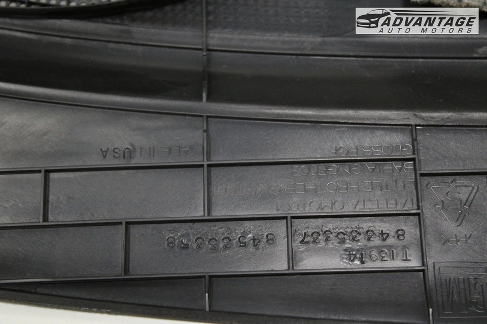 Chevrolet Camaro 2016-2024 maletero tapa plataforma estante paquete moldura panel bandeja OEM Foto 4 de 4