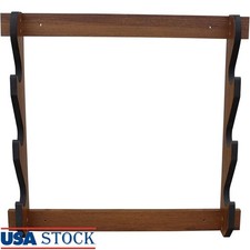 Portapistole da parete 3 fucili fucili facile montaggio durevole conservazione display US