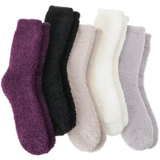 Fuzzy Socks for Women Men Winter Fluffy Warm Thick Cozy Comfy Sleep Super Sof...
