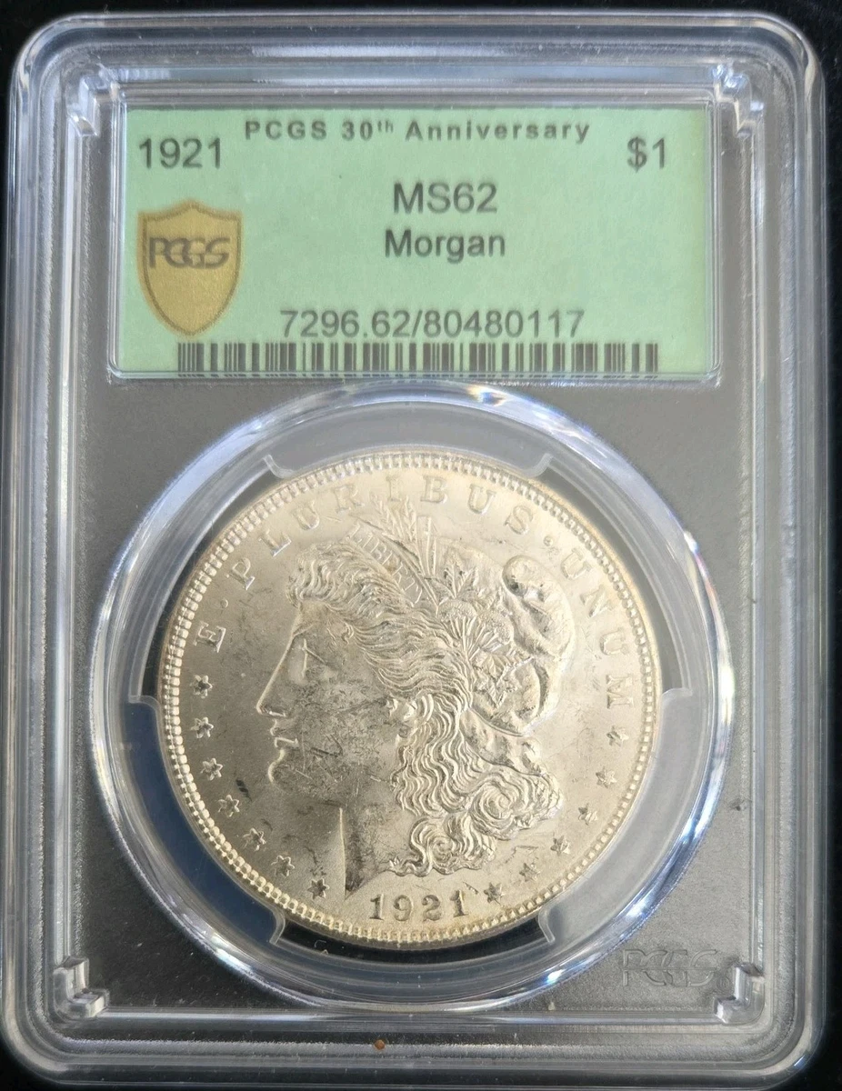 MS 62 Graded 1921 Year Morgan US Dollars (1878-1921) for sale | eBay
