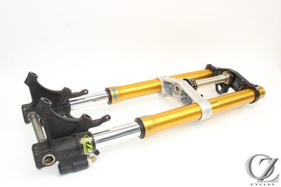 08-15 Yamaha R6 R6R CTR Suspension with Ohlins Inserts Front Forks STRAIGHT