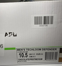 APL Techloom Defender Chocolate Pristine Gum High Top Sneaker Men's Lace Up Mesh