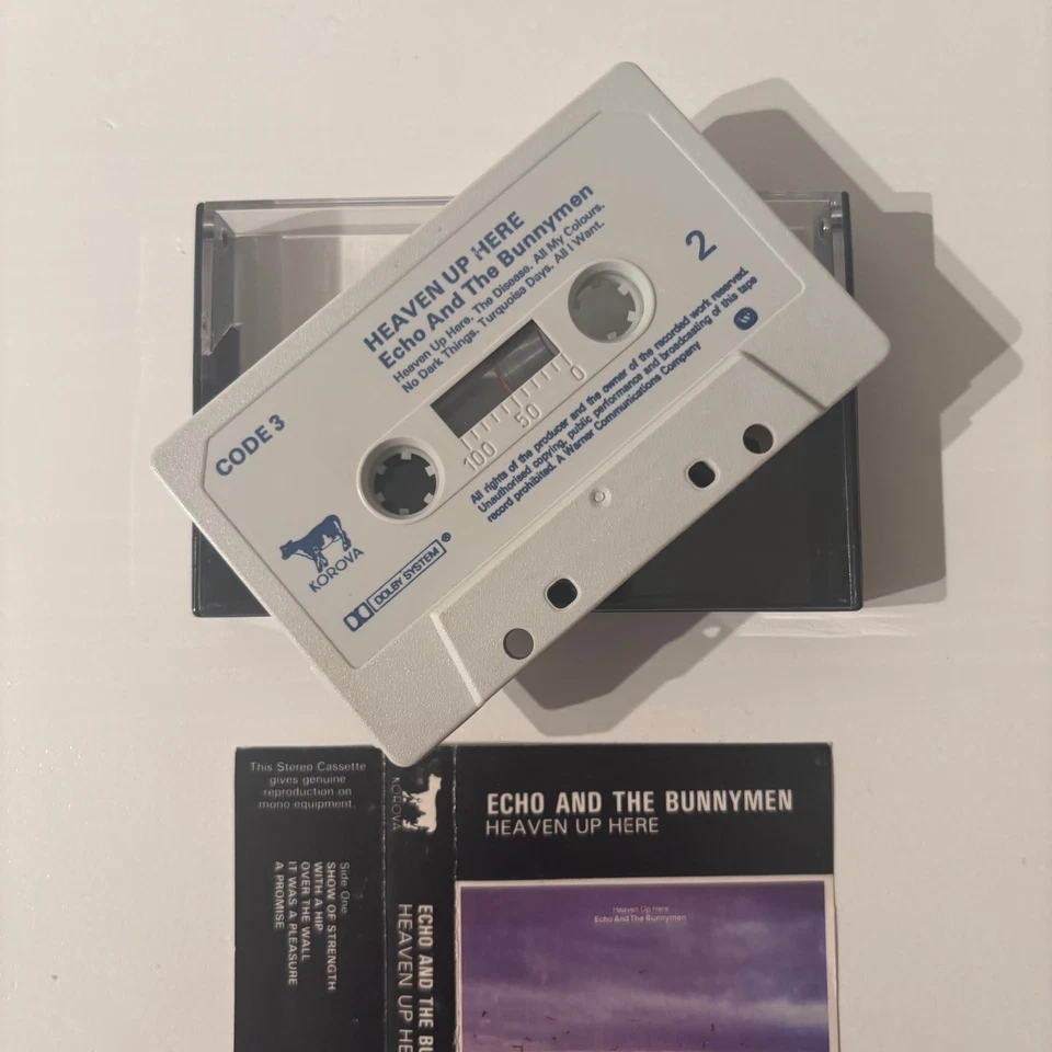 ECHO AND THE BUNNYMEN - HEAVEN UP HERE (UK CASSETTE TAPE) - Image 3 of 4