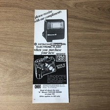 CAMS87 MAGAZINE ADVERT 11X4 TOPCON RM300 WITH HITACHI HITACON 16B FLASH