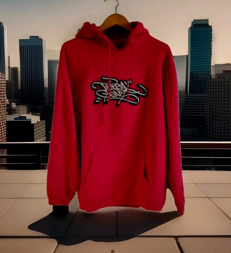 Tribal Gear 2000's Hoodie-Graffiti Font-Embroidered Logo-E/C Condition-Sz XL