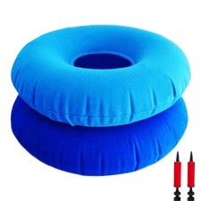 2Pack Inflatable Donut Pillow Cushion for Tailbone Pain Hemorrhoid Seat Cushion