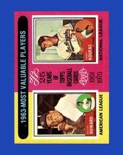 1975 Topps Set-Break #201 1963 MVP's NM-MT OR BETTER *GMCARDS*