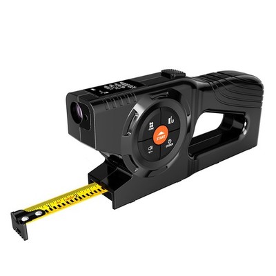 3-in-1 Digital Tape Measure, 196Ft Laser Measurement Tool & Auto Lock Tape wi...