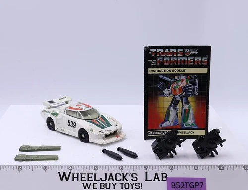 Wheeljack 100% Complete 1984 Autobot Vintage G1 Transformers Action Figure