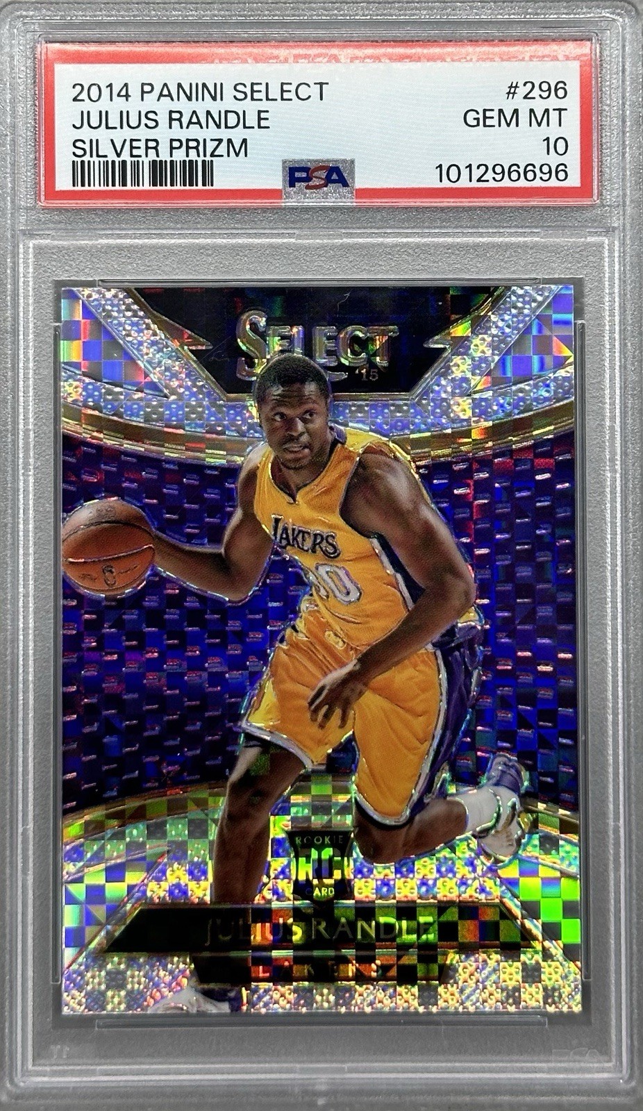 2014-15 Panini Select - Courtside Julius Randle #296 Silver Prizm (RC) PSA 10