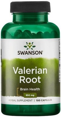 SWANSON, VALERIAN ROOT 475mg Gehirn Gesundheit 100 Kapseln SUPER PREIS