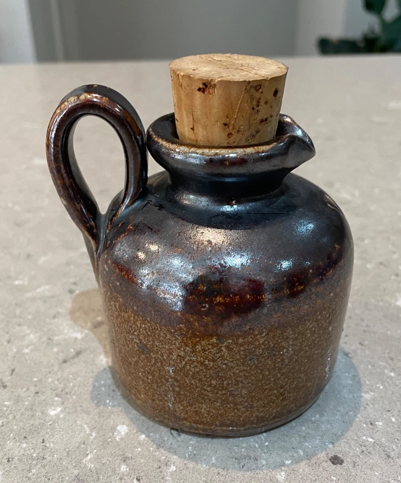 Vtg Bendigo Pottery AL Epsom Glazed Stoneware vinegar Jug Allan Letts Australian - image 3 of 4