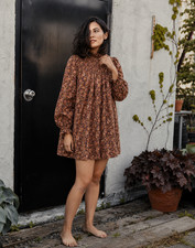 Doen Idalie Dress Mulberry Vine Floral Size XS Mini Dress