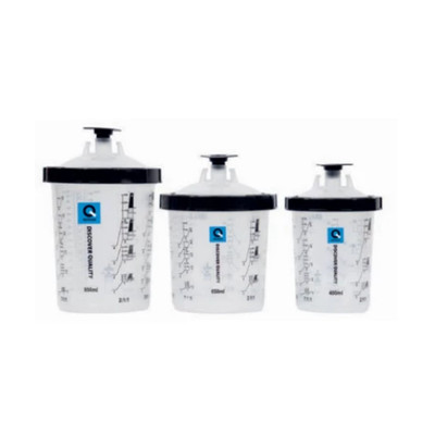 50 Stück Sprühbecher Spritzbecher Lackierung Easy Spray System 125my 0,85 Liter