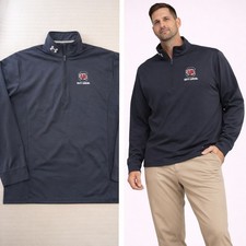 Under Armour Mens South Carolina Gamecocks 1/4 Zip Pullover BlackXXL