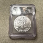 2007 $1 American Silver Eagle Dollar ICG MS70 DC