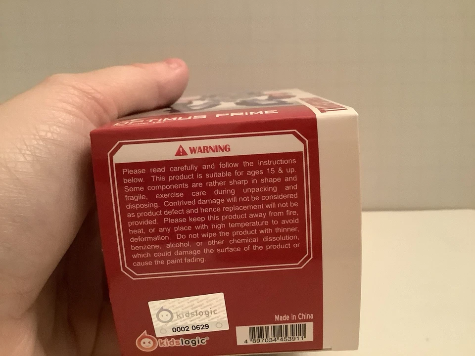 Transformers Optimus Prime 3.5” Figure w/ LED Light-Up Function Kidslogic 2014 - Image 4 of 4