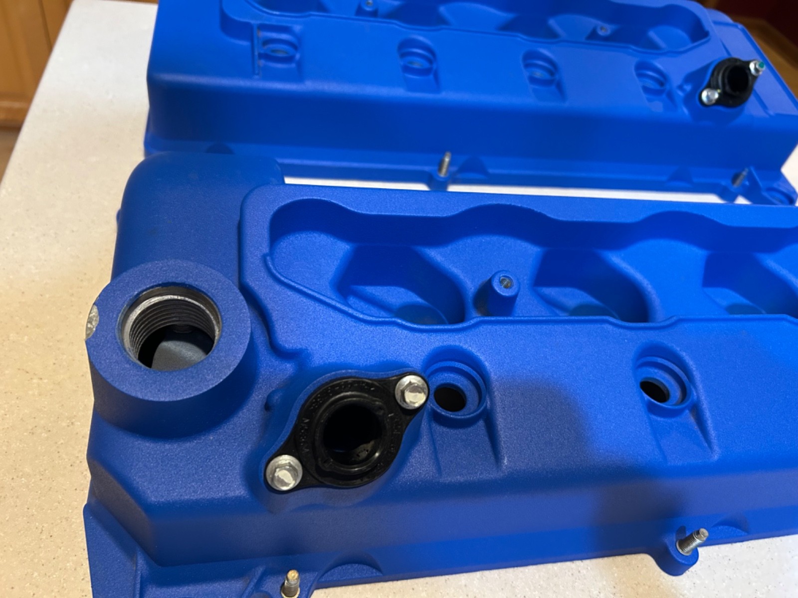 SHELBY, ( NEW ) 2007-2014 GT500 5.4, 5.8,FORD GT 5.4 2004-2006 BLUE VALVE COVERS