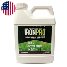 Ironpro Fast Acting Liquid Iron Concentrate— 32Oz—Iron Supplement for Lawns Plan