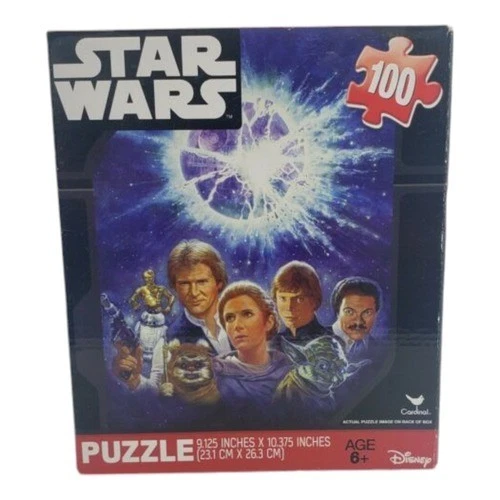 Rompecabezas Disney Starwars Cardinal 100 piezas lote de 3 Foto 3 de 4