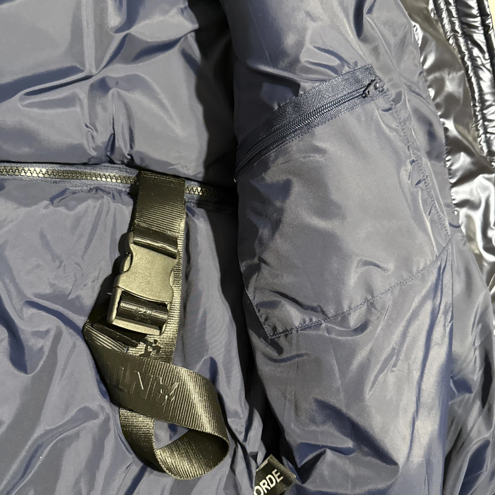 The Anti Order Anti Joy Tech Puffer Jacket Black Heavyweight Oversized 2XL - NEW - product detail image 6