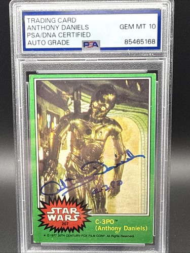 1977 Topps Star Wars #207 C-3PO (Anthony Daniels) — PSA 10